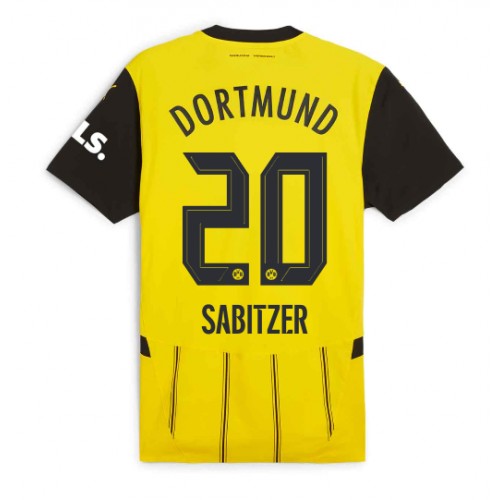 Fotbalové Dres Borussia Dortmund Marcel Sabitzer #20 Domácí 2024-25 Krátký Rukáv